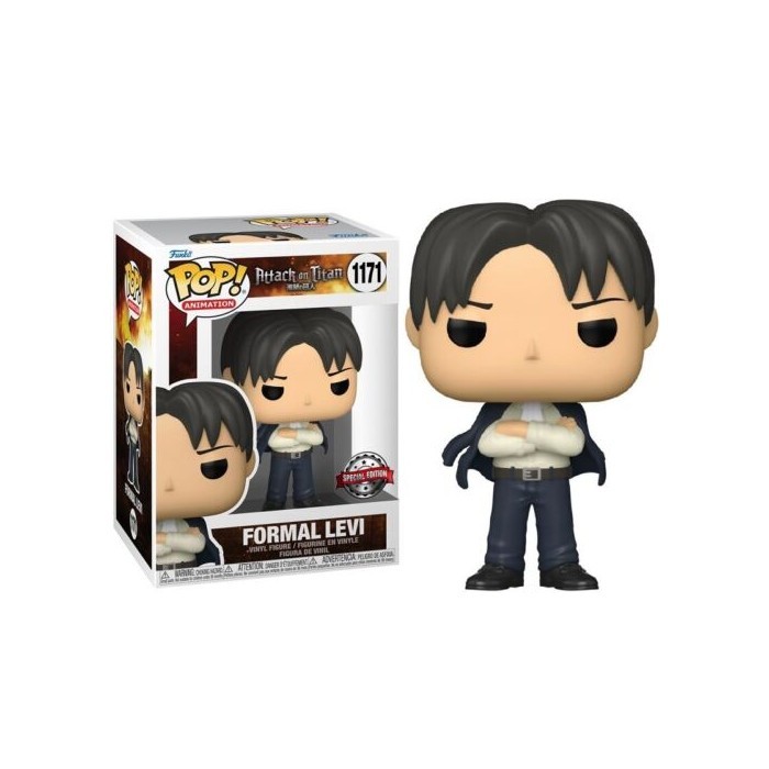 Funko Pop! Figura Esclusiva Levi in Abito Formale Attack On Titan DISPONIBILE