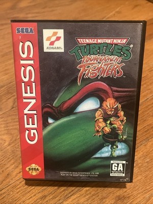 TMNT Tournament Fighters Sega Genesis Tested Authentic Case Artwork No Manual