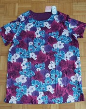 Little Rose Nachthemd Sleepshirt Bigshirt Blumen Gr.2XL lila mehrfarbig Neu