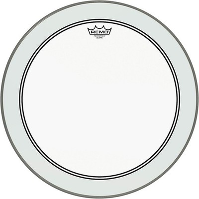 Remo Powerstroke 3 Clear Bass Drum Head with Impact Patch 22 in