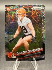 2025 Panini Prizm - Carson Schwesinger - Lazer Prizm - (RC)