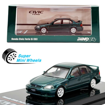 INNO64 1:64 Honda Civic Ferio Si EK Green | eBay