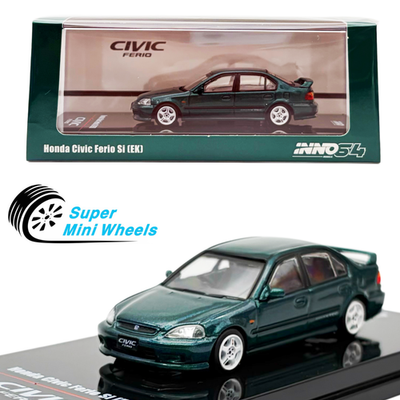 #ad #ad INNO64 1:64 Honda Civic Ferio Si EK Green $24.99