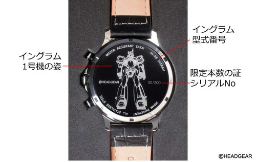 Patlabor 35th Anniversary Watch Limited to 100 pieces - Picture 5 of 7