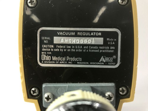 Regulador de vacío continuo de 3 modos Ohio Medical 225-2531-800 - Imagen 5 de 6