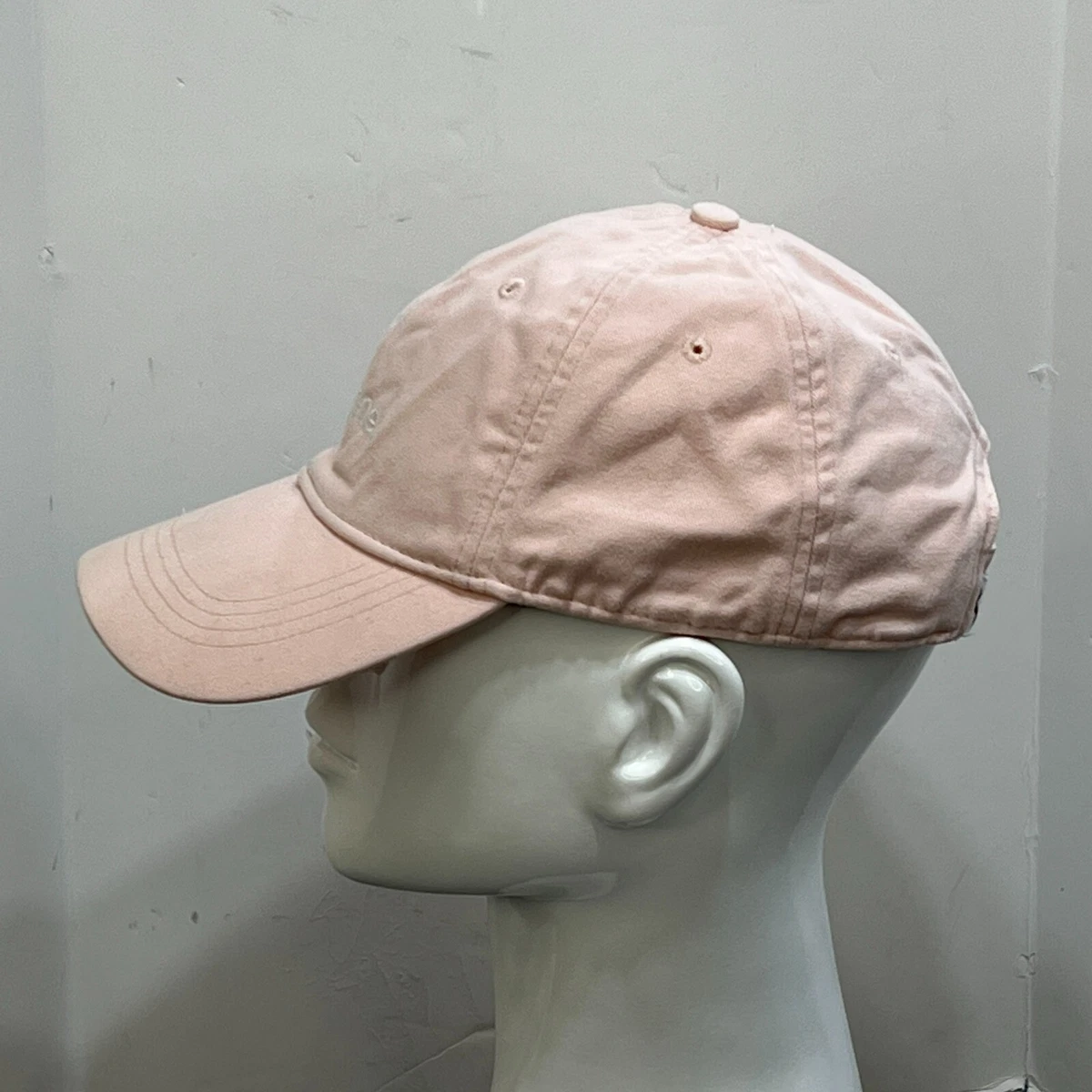 Hollister Hat Mens Adjustable Strap Back Dad Cap OSFA Pink Well