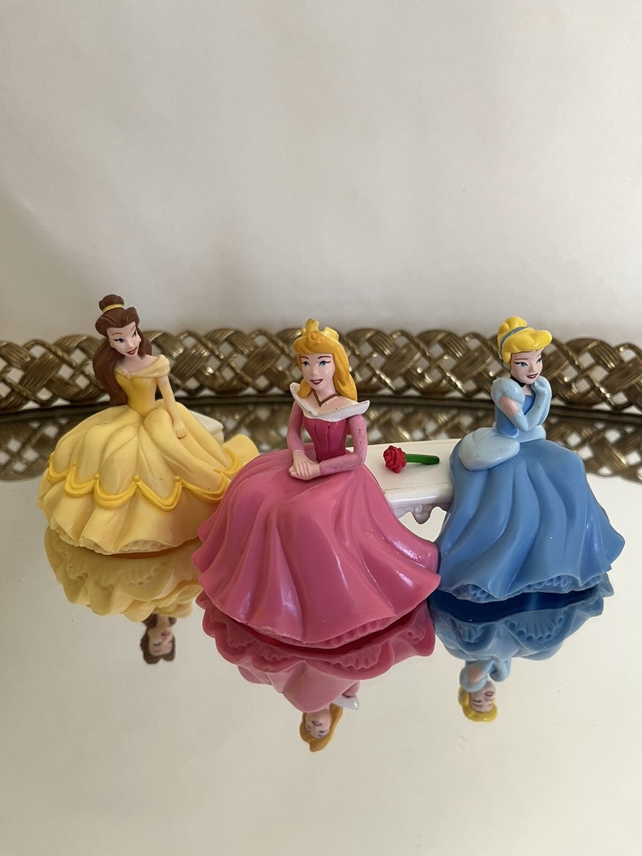 Disney DecoPac Cinderella Sleeping Beauty Belle Figurines Princess