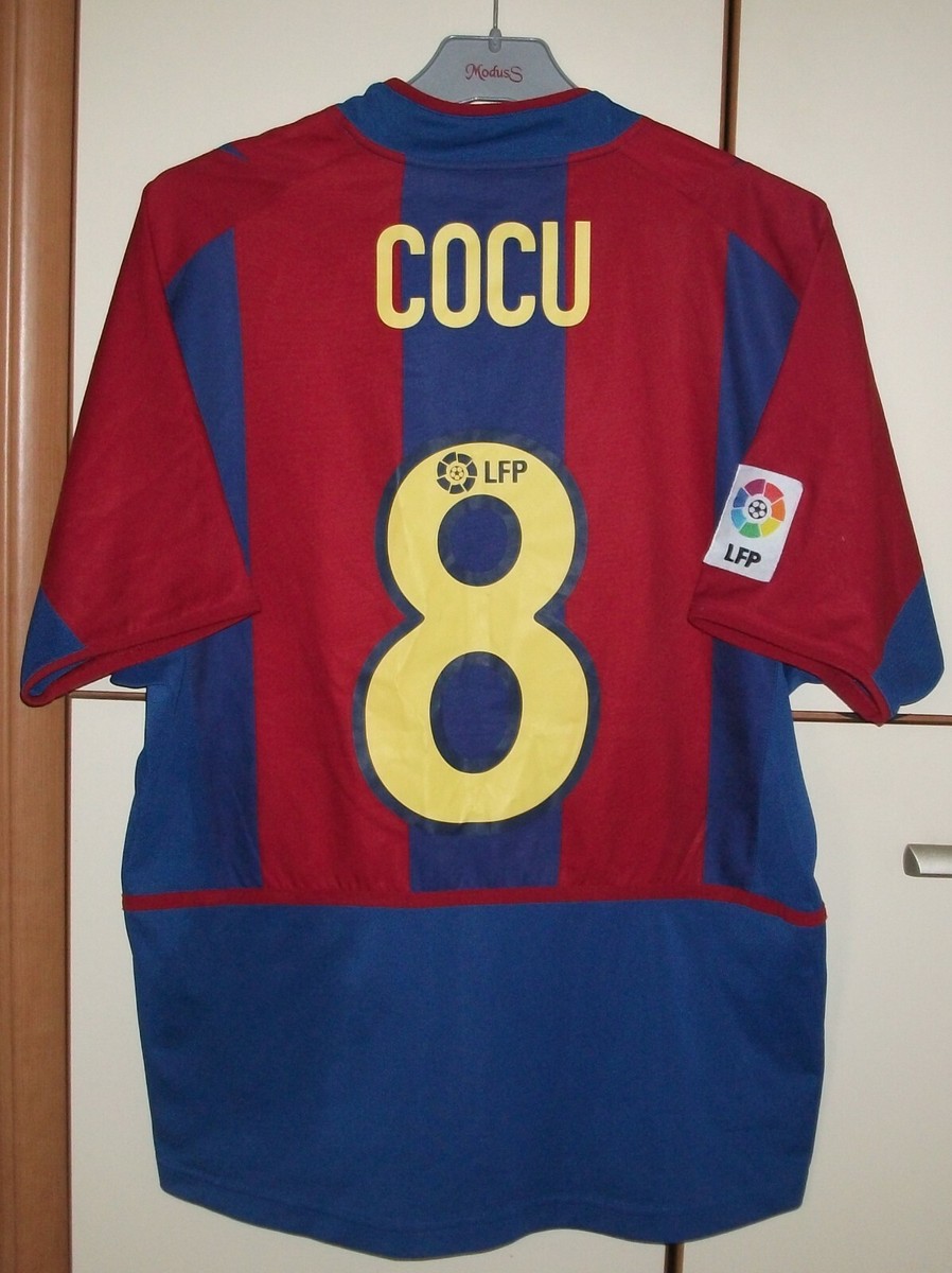 ウェア 2002-03 FC BARCELONA NIKE GAME SHIRTS FC FC Barcelona 2002 - 2003 Home football shirt jersey camiseta