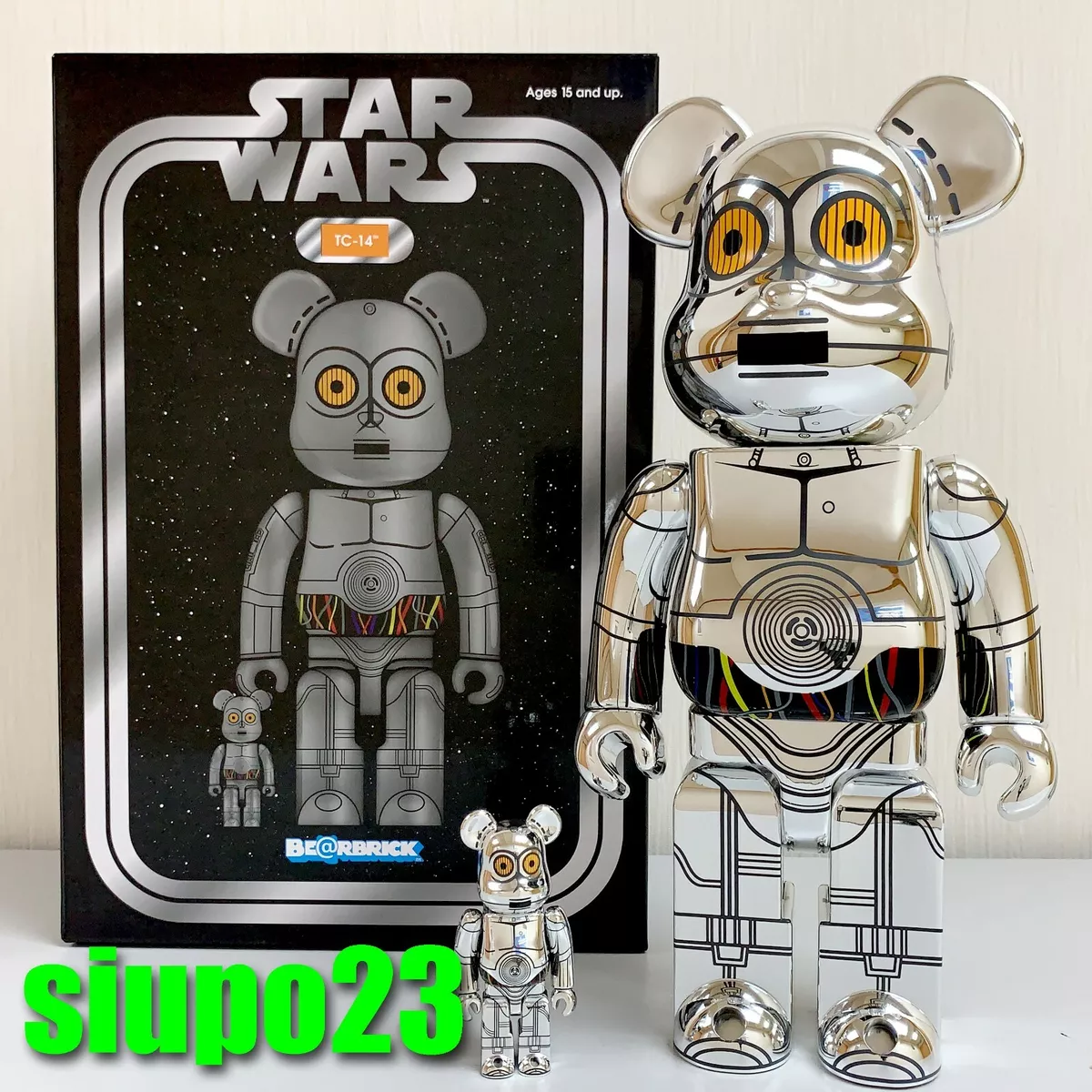 Medicom 400% + 100% Bearbrick ~ Star Wars Be@rbrick TC-14 (TM) | eBay