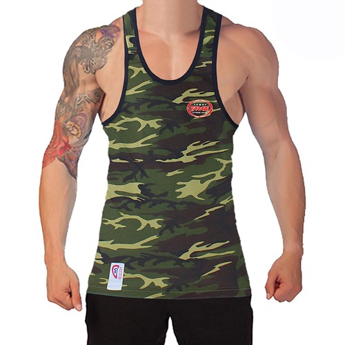Farabi men's sleeveless gym vest running, athletic, fitness & bodybuilding - Picture 2 of 11