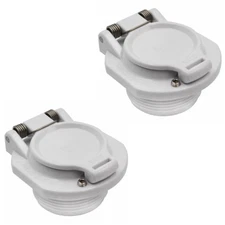 2X Vacuum Lock Safety Pool Wall Fitting For Hayward Vac Lock W400BWHP