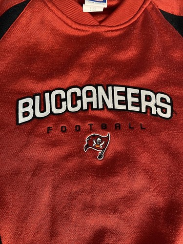 KIDS Tampa Bay Buccaneers Crewneck Sweatshirt Pullover Size M 10/12 🔥 - Picture 2 of 9