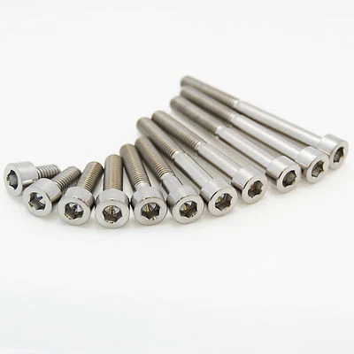 RACETI M6 TITANIUM Ti Socket Allen Head Bolt Cap Screw 10 15 20 25 30 35 40 45 50 55 60