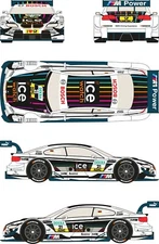 Racing Decals 43 1:24 Scale BMW M3 DTM 2013 #21 M.Wittman Decal Sheet RDT24-002