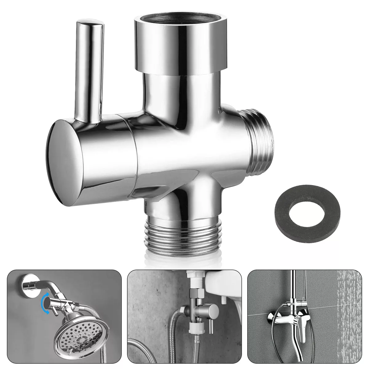 3 way shower diverter valve deals