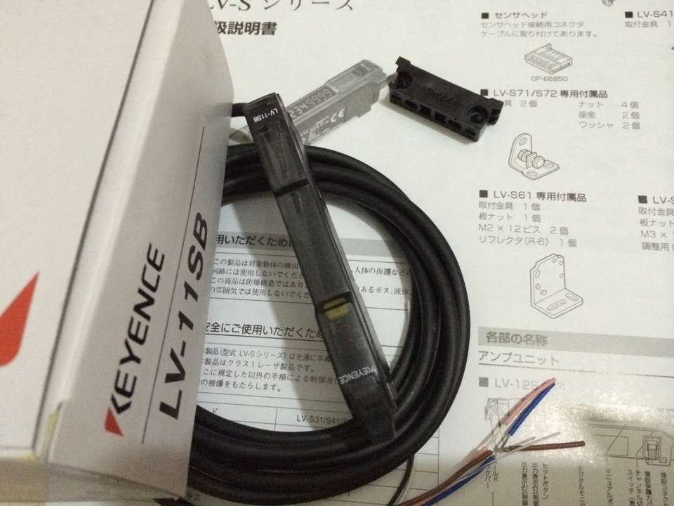 1PC KEYENCE LV-11SB LV11SB Ultra Small Digital Laser Sensor New Expedited Ship - Image 2 of 3