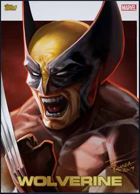 Wolverine X-Men Portraits Gold LE Epic cc#159 Topps Marvel Collect Digital card