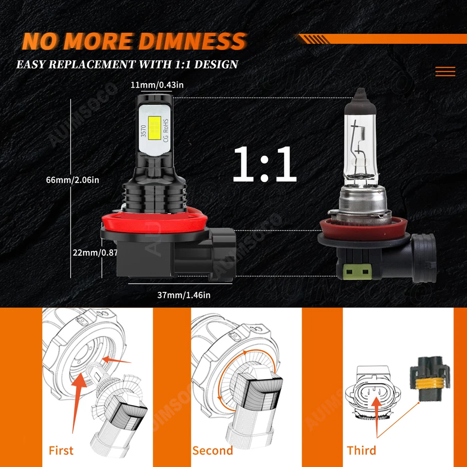 Faros LED y faros antiniebla para Dodge RAM 1500 2500 3500 4500 2013 2014 2015 Foto 2 de 4