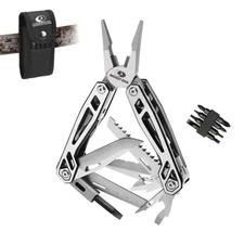 MOSSY OAK Stainless Steel 21 in1 Multitool Pocket Knife Plier Screwdriver Sheath