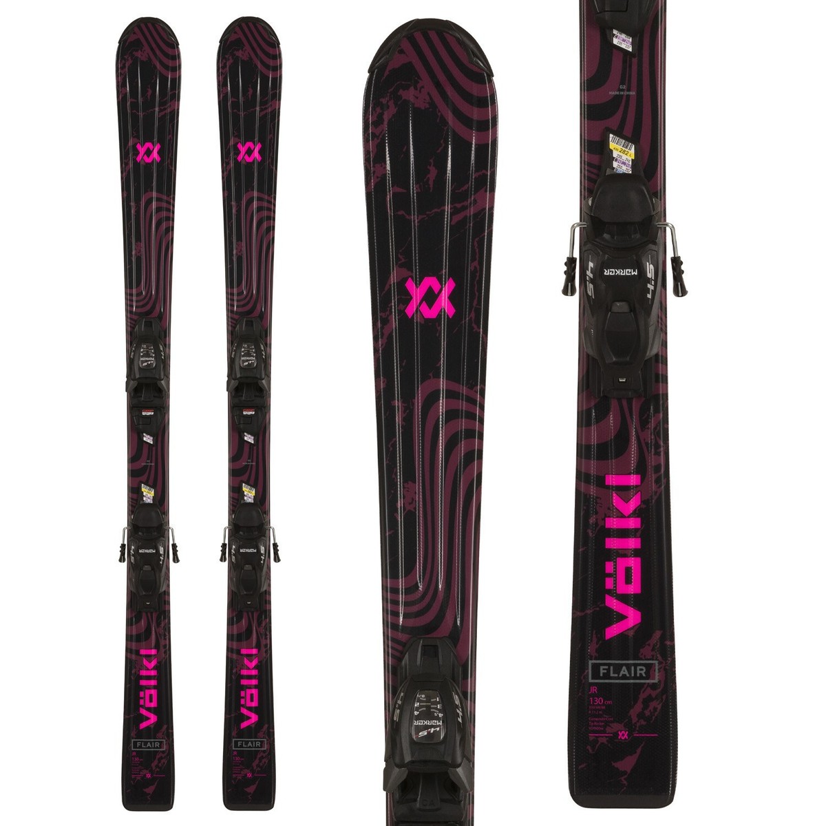 VÖLKL ADORA 147スキーセットサイズ24.5 レディース　ジュニア VÖLKL ADORA 147スキーセットサイズ24.5 レディース ジュニア