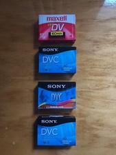 4 Mini DV 60 Minute Digital Video Cassette Tapes bundle - New