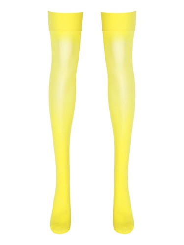 Women Mesh Sheer High Thigh Pantyhose Stocking See-through Long Socks Sexy Tight - Picture 41 of 61