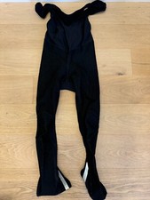 AGU Cycling Bib Tights Winter Partly Windproof Pants With Pad Mens Size S zr739