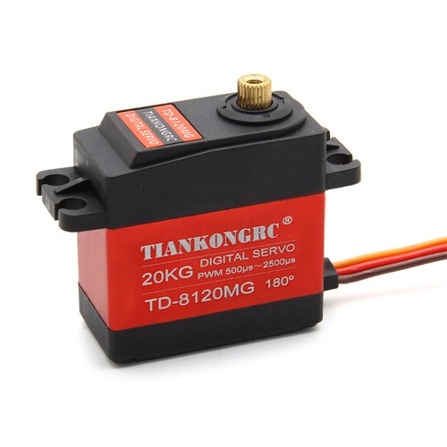 20kg Waterproof High Torque Metal Gear Digital RC Servo Motor 180 270 360 Degree - Picture 3 of 20