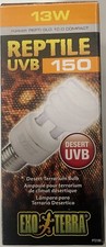 Exo Terra Reptile UVB 150 Desert Bulb 13 Watt New In Box
