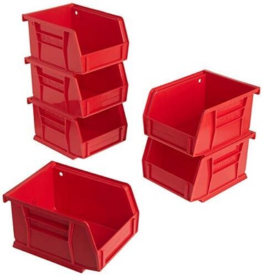Akro-Mils 30210 AkroBins Plastic Storage Bins Space-Saving Stackable Bins to ...