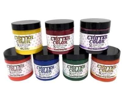 Warren London Critter 7 Colors with Tint Brush Temporary Fur Coloring for Dogs,