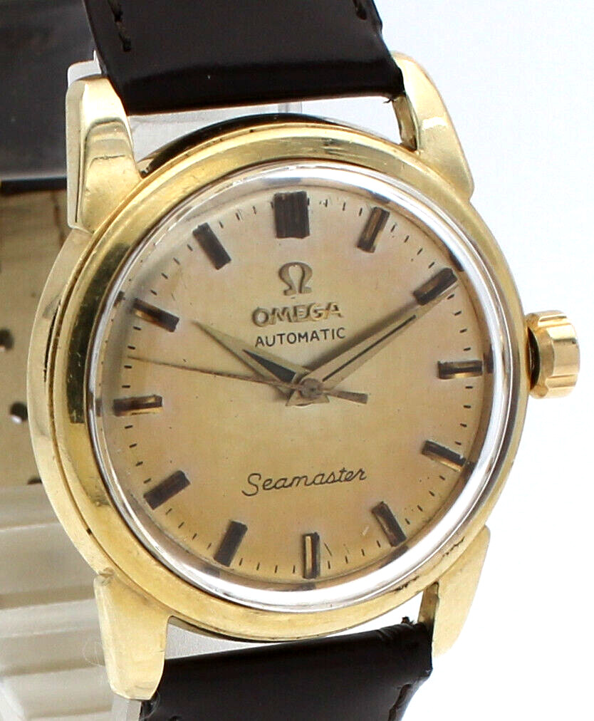 omega gold dress watch