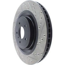 Stoptech 127.42100L Sport Cross-Drilled & Slotted Disc Brake Rotors