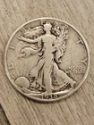 1938 Walking Liberty Half Dollar ancient collectors coin for collection