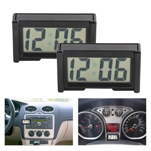 2 Pack Mini Digital Clock for Car For Air Vent Lightweight and Compact - Picture 7 of 12