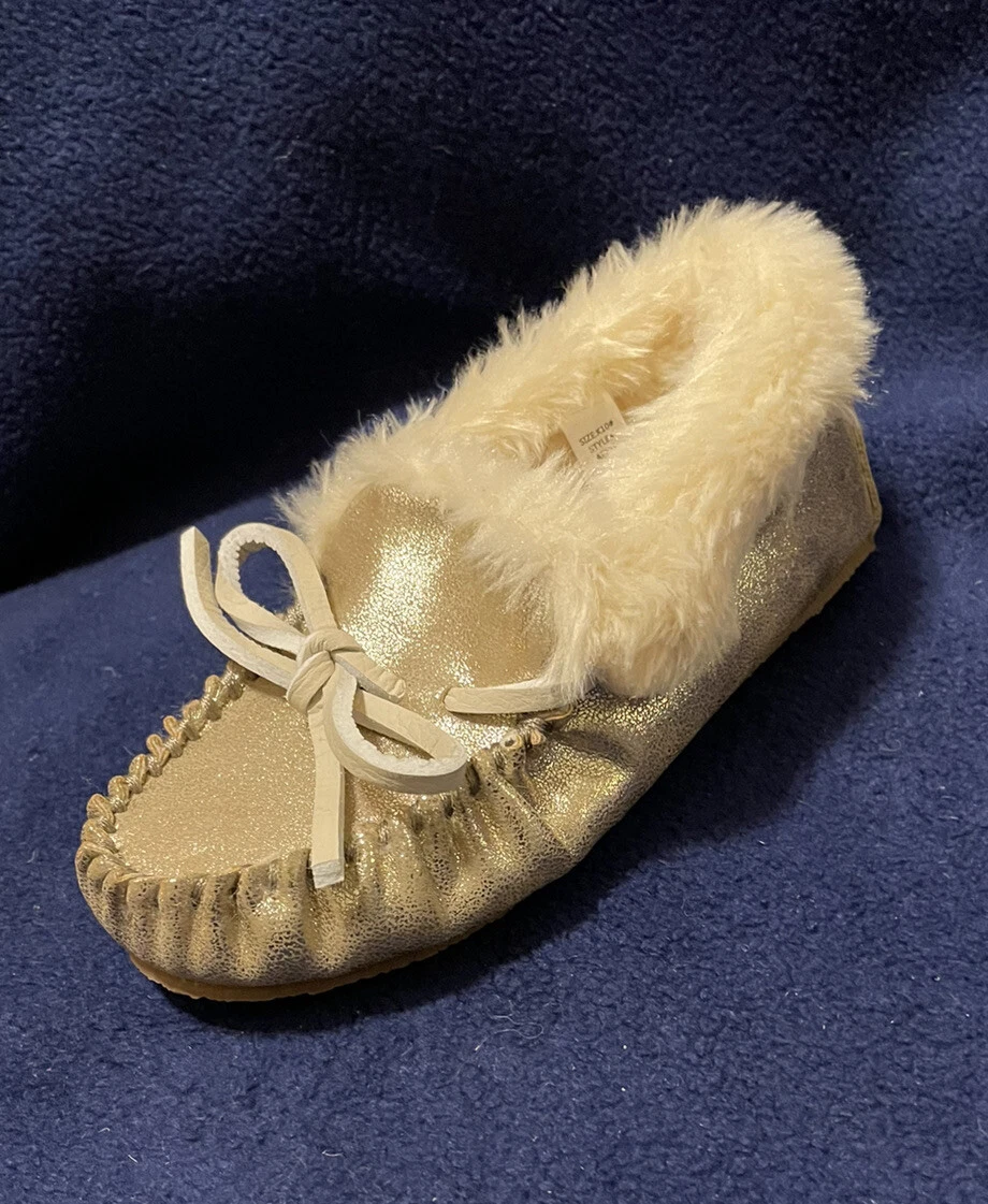 J crew gold deals slippers