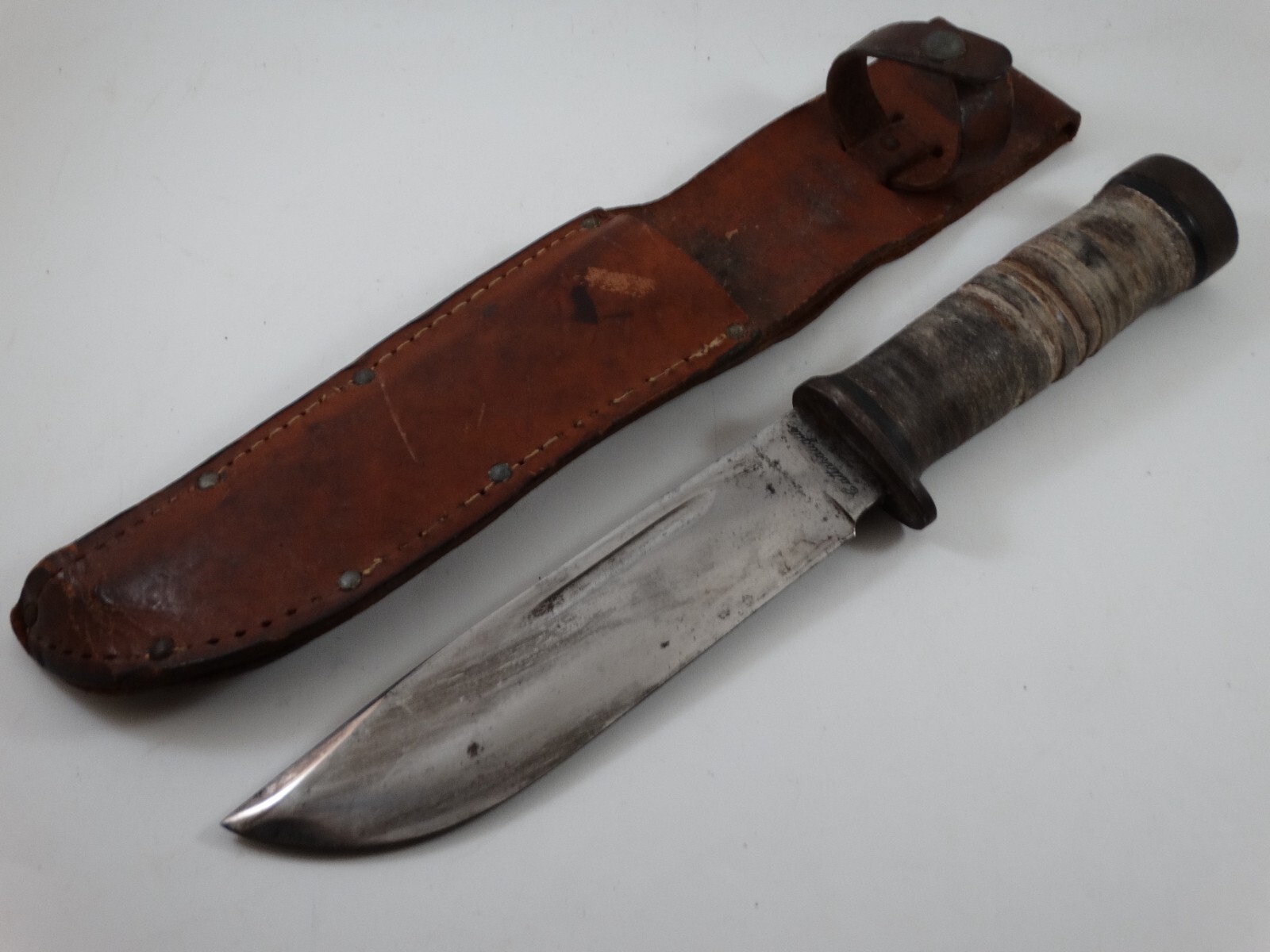 Vintage Cattaraugus 225Q Quartermaster Knife with Sheath eBay