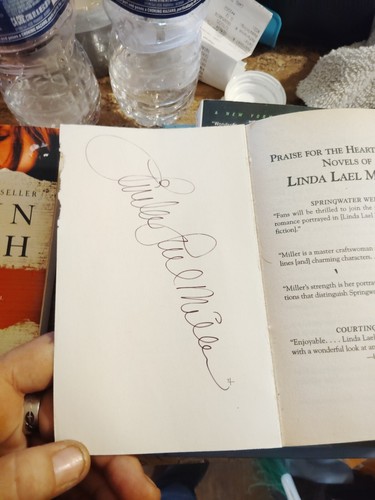 Autographed Copy Linda Miller Spring Water Wedding - Picture 2 of 2