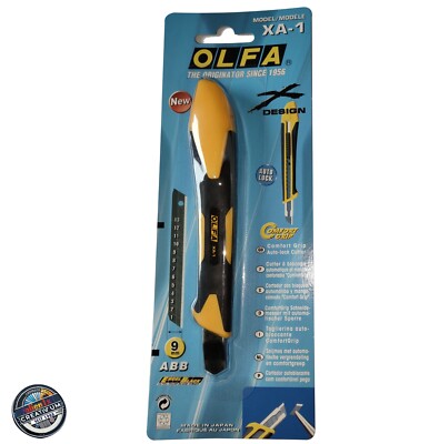 Olfa Cutter XA-1 Profi Car Wrapping Cuttermesser Antistoß-Griff + 9mm ABB Klinge