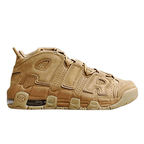 Size 4.5 (GS) - Nike Air More Uptempo Mid Flax for sale online | eBay