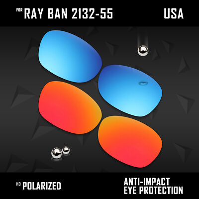 Anti Scratch Polarized Replacement Lenses for-Ray Ban RB4267-59mm Options