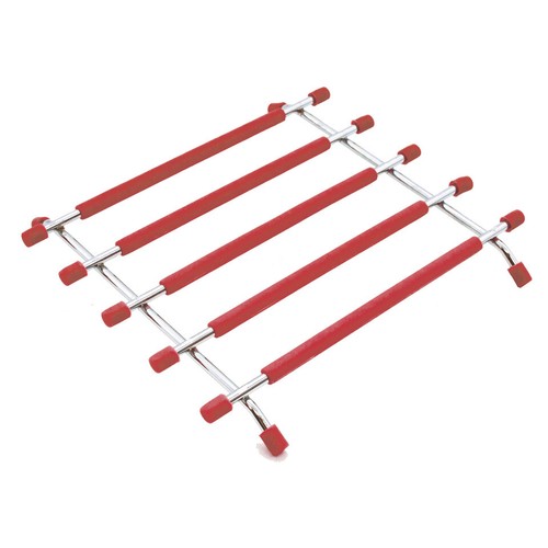 Kitchen Trivet Worktop Saver Hot Pot Pan Stand Rack Silicon Stainless Steel - Picture 9 of 16