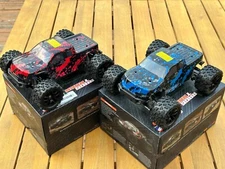 Bundle of 2 Cars, HAIBOXING 1:18 Scale RC Car 18859,  4WD BLUE and RED ( NEW)