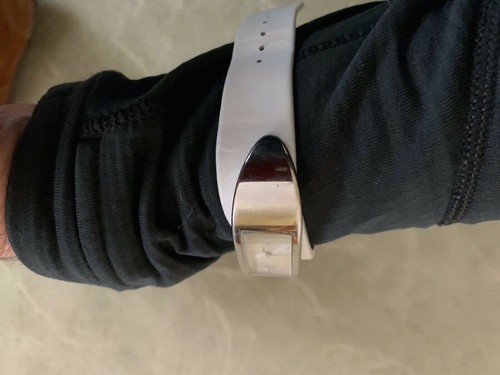 CK Calvin Klein Swiss-made Embody Collection Quartz Asymmetrical Tank Watch - Picture 5 of 8