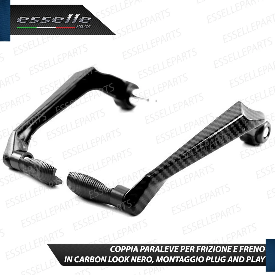 PARALEVE PROTEZIONE LEVE FRENO FRIZIONE CARBON LOOK ALLUMINIO HONDA CBR 600 RR - Immagine 3 di 4