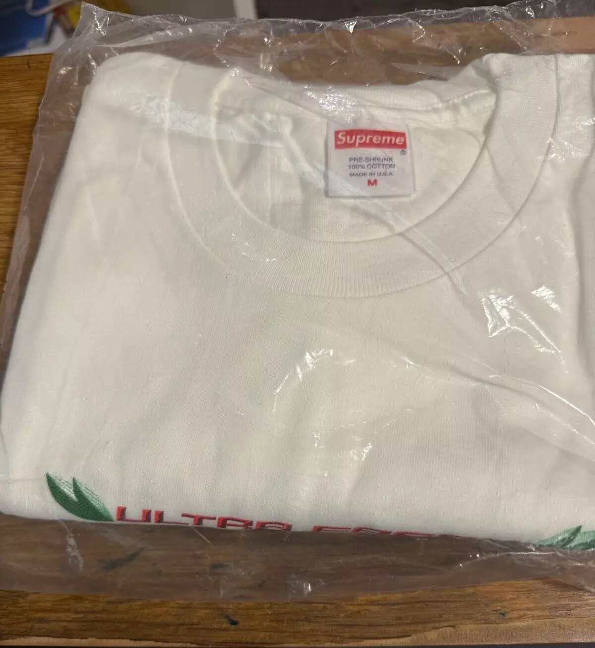 T shirt Supreme Ultra Fresh taille M blanc