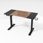 53" Electric Height Adjustable Sit-Stand Desk - Vintage/Black