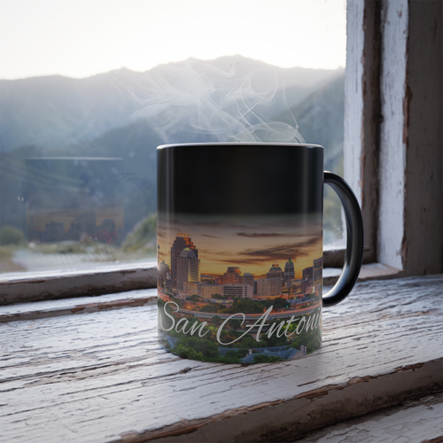 ¡Cambia de color! Taza de café de cerámica City Skyline (elige tu ciudad) - Imagen 134 de 168