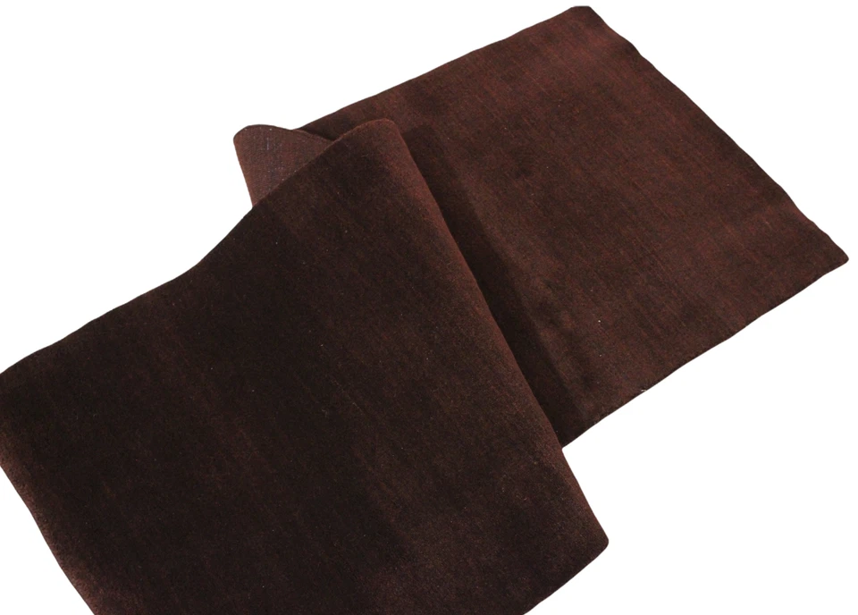 Braun Brücke 100% Wolle Läufer 75X250 cm Handgewebter Teppich Orientteppich C28 - Bild 3 von 4