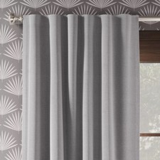 Threshold 2pk Aruba Blackout Rod Pocket 50x84" Curtain Panel Gray  